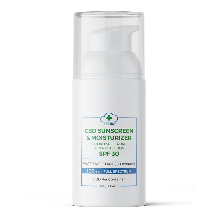 CBD Sky | CBD Sunscreen and Moisturizer SPF30 | 100mg CBD - Nug Mountain