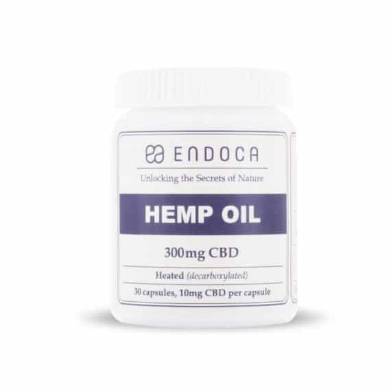 Endoca  | CBD Capsules 30 Count | 300mg CBD - Nug Mountain