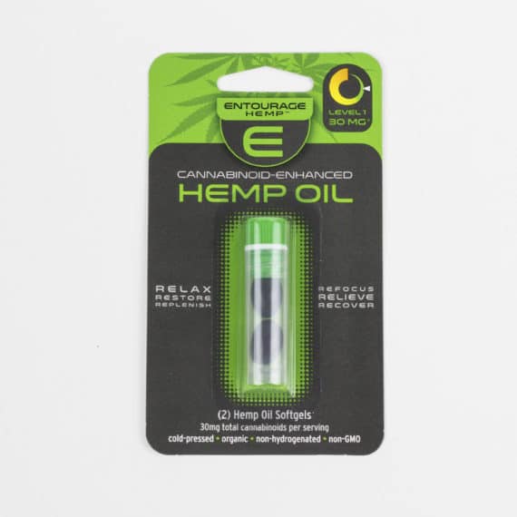 Entourage | Hemp Cannabinoid Capsules 2 Count | 30mg CBD - Nug Mountain