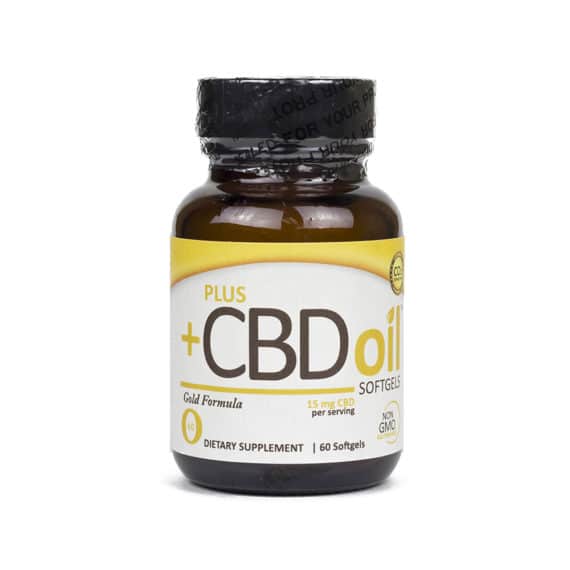 Plus CBD Oil | Hemp Oil Capsules 60 Count | 900mg CBD - Nug Mountain