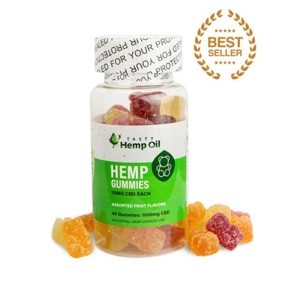 Tasty Hemp Oil | CBD Gummies 40 Count | 1,000mg CBD - Nug Mountain
